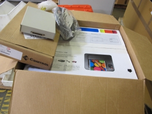 SYSCOM SEISMIC MONITORING STATION TO INCLUDE: IN CABINET (1) NETWORK CONTROL CENTER (2) MR 2002 STRONG MOTION SYSTEM, MOTION CONTROL SENSORS, (1) POWER SUPPLY, (1) AXIOMTEK MONITOR, IN BOX, LARGE QUANTITY OF SYSCOM MR 2002 STRONG MOTION SYSTEM, MOTION CONTROL SENSORS, (1) TITTABLE FOR MR 2002 PART# 13.11.0002 (1) LOCKED SCHAFF CABINET WITH RELATED CONTENTS, (1) COLOR PRINTER. LOADING & HANDLING FEE $15-4574